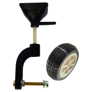 Bequilha Dianteira Com Roda Para Aeromodelo 1kg