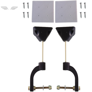 Trem De Pouso Da Asa Para Aeromodelos Elétricos de até 1kg Asa Baixa sem roda