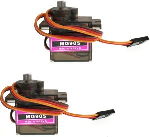 2 Micro Servo 9g Mg90 Metal Similar Tower Pro aeromodelo Nfe