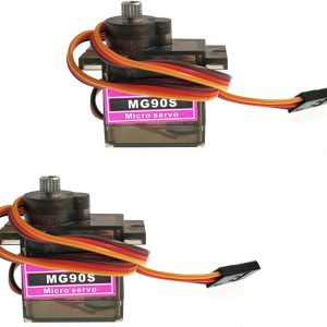 2 Micro Servo 9g Mg90 Metal Similar Tower Pro aeromodelo Nfe