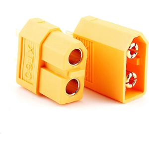 1 Par Conectores Plugs de energia Xt60 Amarelo Macho+Femea