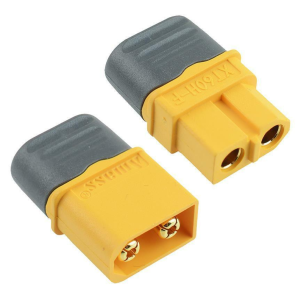 1 Par de Conectores Plugs de energia Xt60H Com Capa 1 Macho + 1 Femea
