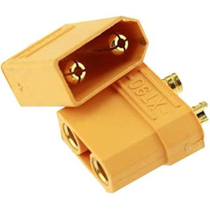 1 Par Conector Plug XT90 Alta Corrente 1 Macho + 1 fêmea Modelismo