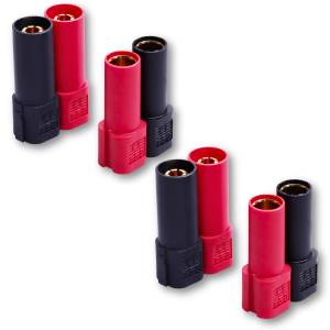 4 pares Plug Conector XT150 Alta Corrente 4 Macho 4 Fêmea Modelismo