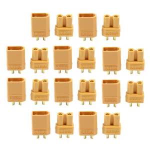 10 Pares Conector de Energia XT30 Macho+Fêmea Para fio 16AWG