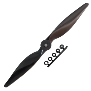 1 Hélice MHS FLY 10x5 para aeromodelo com Motor Elétrico 900kv-1200kv