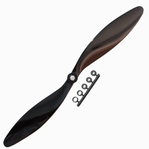 1 Hélice Mhs 10/4.7 Slow Para Aeromodelo Motor Elétrico 22mm ou 28mm 1000kv-1300kv