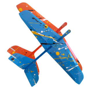 2 Avião de brinquedo Planador De Voo Livre Arremessado De Plástico modelo Pequeno