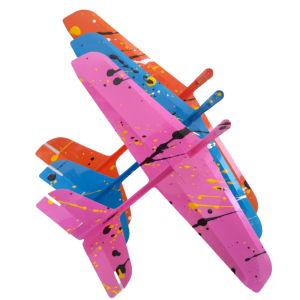 3 Avião de brinquedo Planador De Voo Livre Arremessado De Plástico modelo Pequeno
