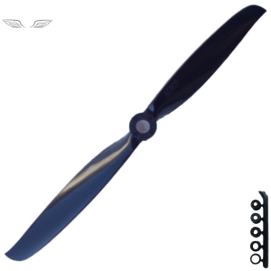 1 Helice 6/4 Sport Nylon Mhs Fly Nacional Para Aeromodelo Asa Zagi Jatos