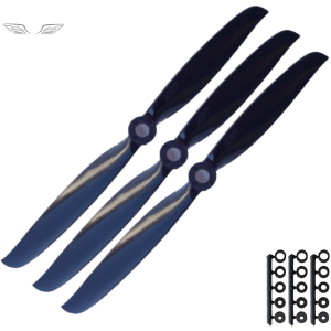 3 Helice 6/4 Sport Nylon Mhs Fly Nacional Para Aeromodelo Asa Zagi Jatos