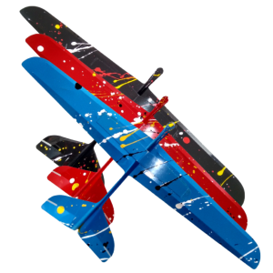 3 Avião Planador Brinquedo Voo Livre Modelo Grande 31cm Eventos Escolar