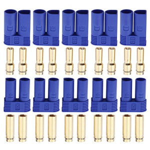 10 Pares Conector Plug EC5 5mm Projeto  Modelismo Helimodelo