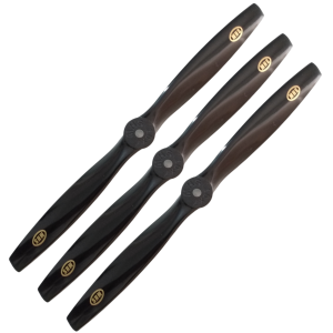 3 Hélice Mhs 10/7 Nylon Glow para Aeromodelo com Motor .40 .46 ASP. - O.S - Thunder Tiger