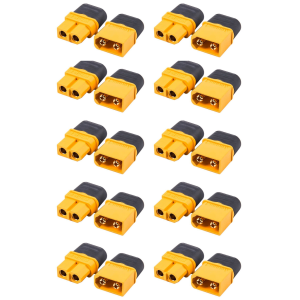 10 Par de Conector Plugs de energia XT60H Com Capa 10 Macho + 10 Fêmea