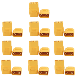 10 Pares Conector Plug de Energia XT90 Com Capa Alta Corrente 10 Macho + 10 fêmea