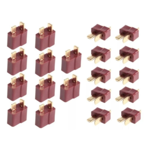 10 Pares Conector Plug T-Dean 10 Macho + 10 Fêmea Modelismo Eletrônica