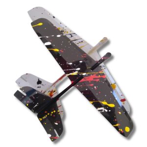 2 Planador De Voo Livre Plástico Para crianças Modelo Médio Festa Infantil Brindes