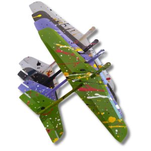 4 Planador De Voo Livre Plástico Para Crianças Modelo Médio Festa Infantil Brindes