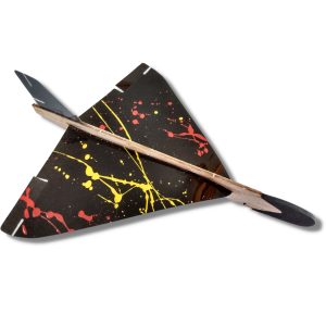 Avião Planador De Voo Livre De Plástico Modelo Delta Para Crianças Com Estilingue