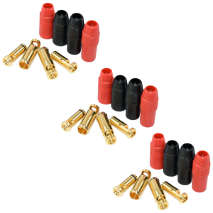 6 Pares Conector As150 7mm Amass Anti Faísca 150a 6 Vermelho e 6 Preto
