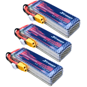 3 Bateria lipo 3s 11.1v 2200mah 45c JH Power Aeromodelo Drone Airsoft