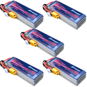 5 Bateria lipo 3s 11.1v 2200mah 45c JH Power Aeromodelo Drone Airsoft