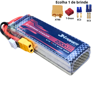Bateria lipo 3s 11.1v 2200mah 45c JH Power Aeromodelo Drone Airsoft