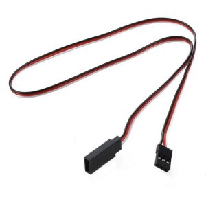 1 Cabo Extensão de Servo 50cm 26awg Siliconado Aeromodelo RC