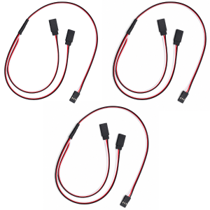 3 Cabo Y Extensão de Servo 50cm 26awg Siliconado Aeromodelo