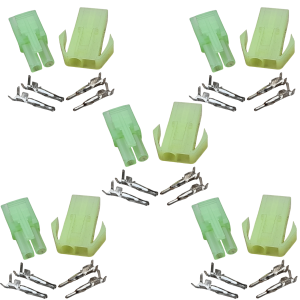 5 Pares Plug Conector Mini Tamya Macho Fêmea Bateria Airsoft