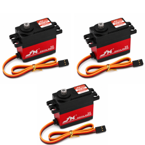 3 Servos Digital JX-PDI6221MG 20Kg Metal Gear 180º 4.8-6v
