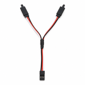 1 Extensão Y Servo 15cm 22awg Siliconado Heavy Duty C/ Trava