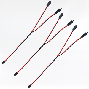3 Extensão Y Servo 30cm 22awg Siliconado Heavy Duty Com Trava