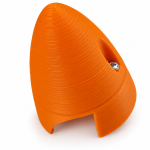 Spinner plástico 38 mm para aeromodelo elétrico — spinner laranja