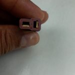 Conector adaptador XT60 Macho para T-Dean Fêmea Energia 60A — quadro real video 2