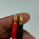Cabo para carregador Conector 4mm e XT60 macho Imax, Accucel — quadro real video 3