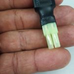 Conector adaptador XT60 Fêmea para Mini Tamya Macho Hobby — quadro real video 3