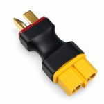 Conector adaptador XT60 Fêmea para T-Dean Macho Energia 60A — 20260929 161318 melhorada