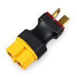 Conector adaptador XT60 Fêmea para T-Dean Macho Energia 60A — 20260929 161329 melhorada