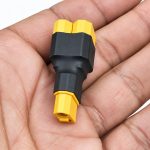 Conector adaptador XT60 paralelo p/ 2 bateria p/ mais tempo — 20260929 162912 melhorada